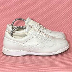 ROCKPORT Women's Pro Walker White Lace Up Casual Leather Walking Shoes Size 10